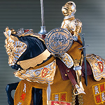 El Cid Mounted Knight in Gold 918.3 by Marto of Spain