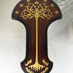 Long Sword Plaque - Life Tree K9425HH