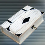 Book Shaped Box with Lock and Key SH1079