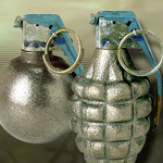 Pineapple & Baseball Grenade Paperweights AT5812, AT5814