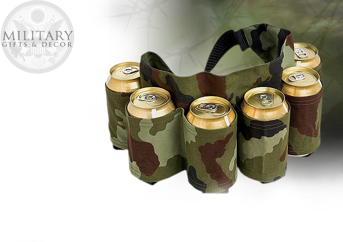 NobleWares Image of Camo Six Pack Holster BM1236 by Big Mouth Toys