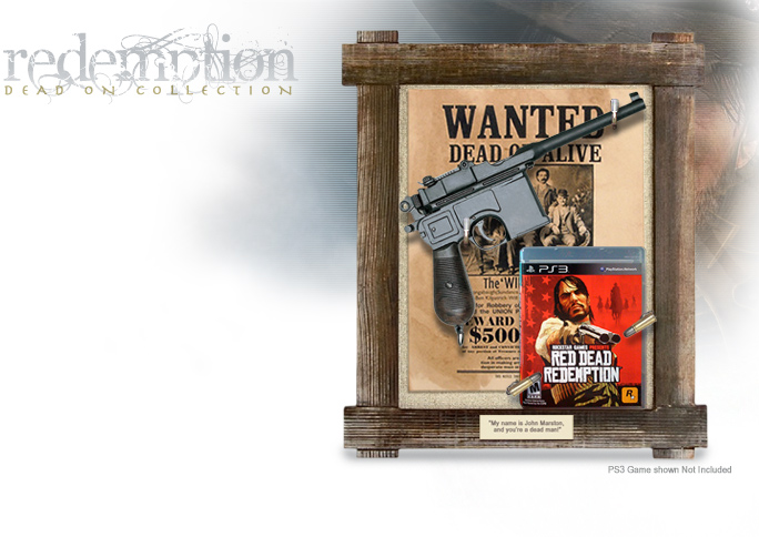NobleWares Image of C96 Broom Handle Mauser Pistol with Game Frame  - Redemption Dead On Collection