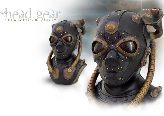 NobleWares Image of Steampunk Headgear Bust 8651 by Pacific Trading