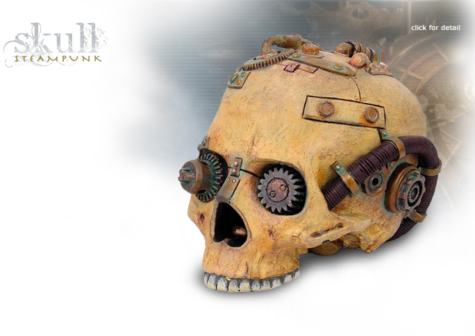 NobleWares Image of Steampunk Skull 8880 by Pacific Trading