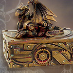 Colonel J Fizziwigs Steampunk Dragon Box 8652 by Pacific Trading