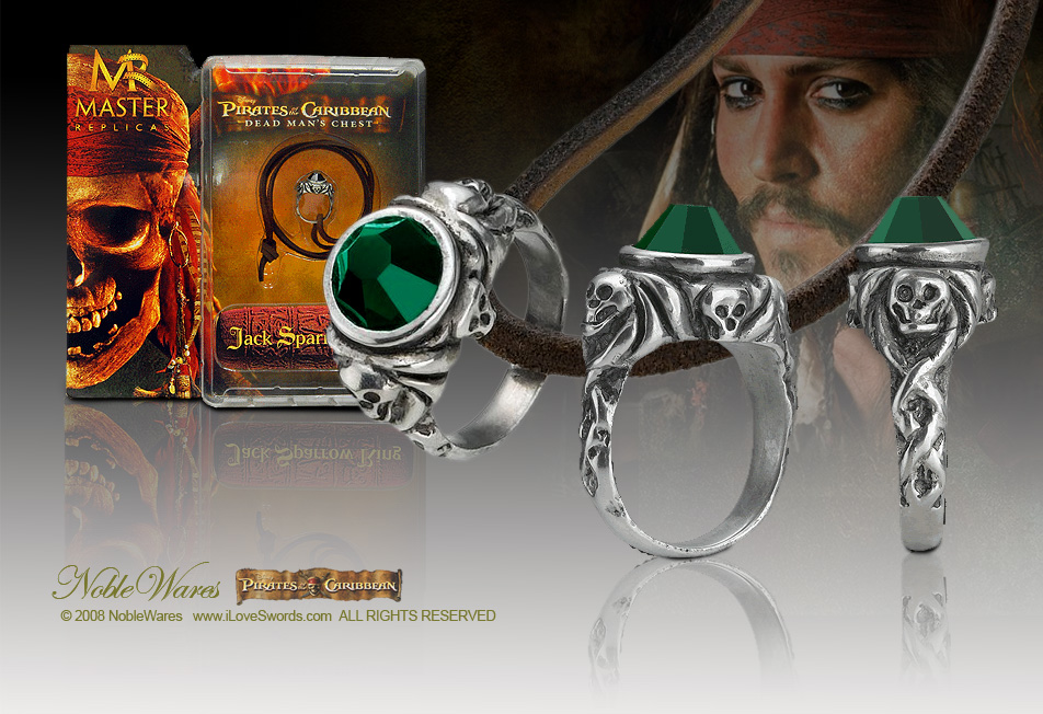 Pirates of the Caribbean Jack sparrow ring
