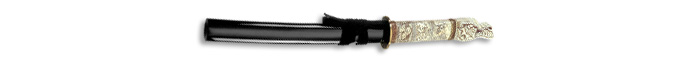 Offilially Licensed, Model 621, Dragon Head, Highlander Tanto