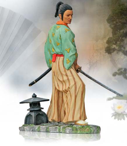 YTC6939 Daisuke Samurai Warrior Cold Cast Sculpture by YTC Summit International Inc.