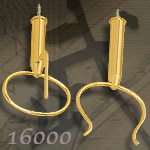 Brass Wall Hanger Set 16000 for Katana by Marto