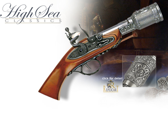 NobleWares Image of Pirate Flintlock English Blunderbuss 10101 by Replicart