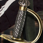 PIRATE BRASS GUARD CUTLASS