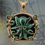 Celtic Octopus Necklace J076 by Derek W Frost