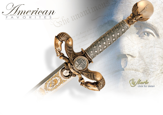 NobleWares Image of The American Liberty Sword model 762 Bronze Edition by Marto of Spain