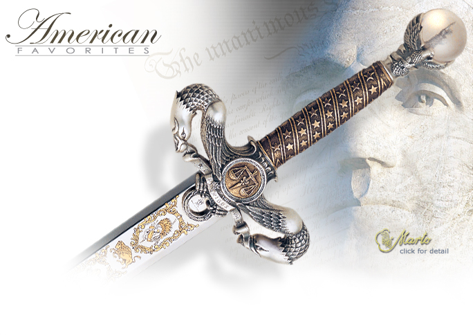 NobleWares Image of The American Liberty Sword 761 Silver Edition by Marto
