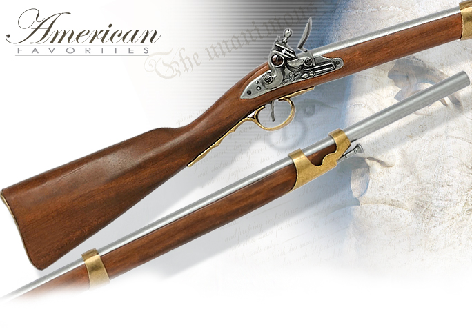 NobleWares Image of non-firing replica of Charleville Carbine Flintlock Rifle model 1037 by Denix of Spain