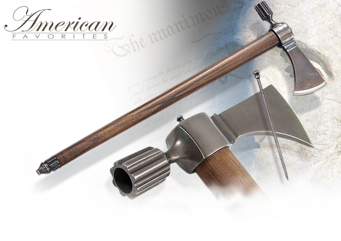 NobleWares Image of Fully Functional Revolutionary War Pipe Tomahawk XH2119 by Cas Hanwei