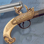 18th Century Russian Flintlock non-firing replica Pistol model 1238 by Denix of Spain