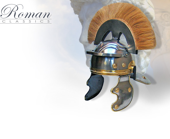 Image of IR80618D Roman Centurion Helmet w/ Transversal Plume