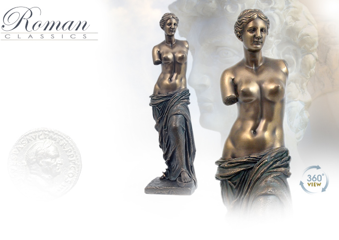 Bronzed Venus De Milo Statue 7185 by Pacific Giftware