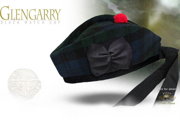 image of Scottish Black Watch Glengarry Hat