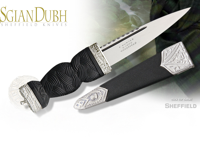Fixed Blade Sgian Dubh by Sheffield Knives