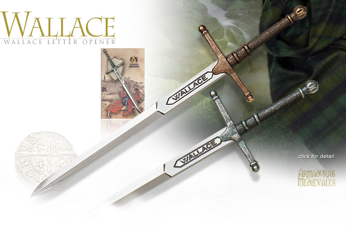 Image of William Wallace Letter Openers 1203 & 1204 by Armaduras Medievales