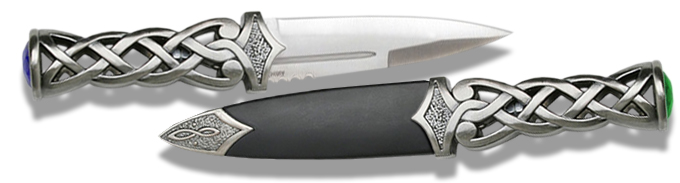 CelticKnot Jeweled Dagger NPT111