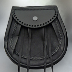 Black Leather Day-Use Scottish Sporran 203275