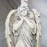 Cold Cast Resin Statue Mourning Angel Abdiel 7450 by YTC Summit