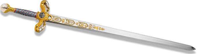 full image view of The American Liberty Sword model 760 Gold Edition by Marto of Spain 
