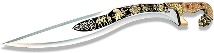 full view image of Limited Edition Sword of Alexander the Great AC0200 by Marto of Toledo Spain