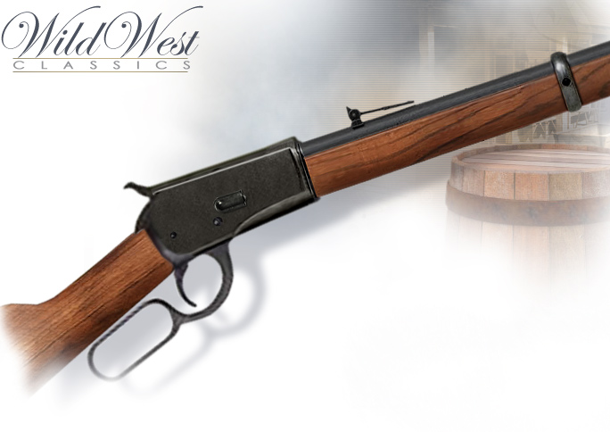 NobleWares Image of Non-firing Lever Action Repeating Rifle Black finish model 1116 by Denix