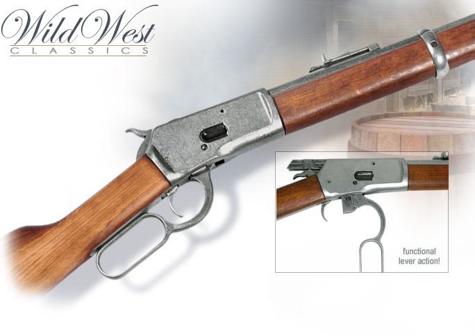 NobleWares Image of Non-firing 1866 Winchester Lever action Rifle replica 1068G by Denix