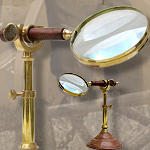 Old West Assayer's Magnifier with brass stand