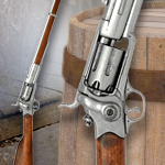 Old West non-firing M1850 Revolving Percussion Rifle 1188 by Denix