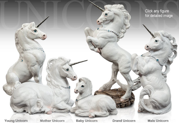 Windstone Unicorns | Snow White Editions 801, 802, 803, 804, 805